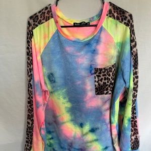 Glitzy Girlz tie-dye and  leopard print